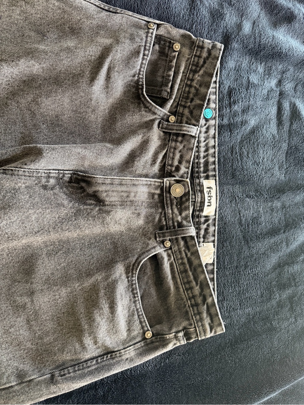 Men’s Straight Jeans - Black Wash